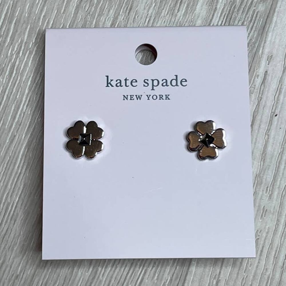 Kate Spade New York spade flower studs Silver Earrings